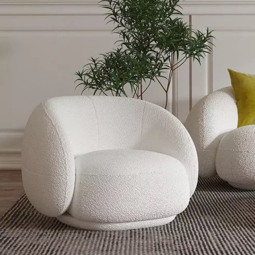 كرسي بوكليه قماش عصري