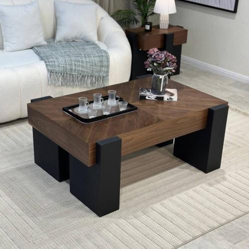 طاوله ضيافه مفرد بقشرة جوز الهند