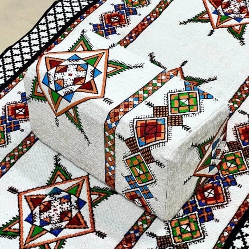 مركا قماش مصري  نجمه ديالا ابيض