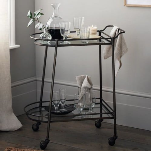 عربيه ضيافه اسود زجاج شفاف