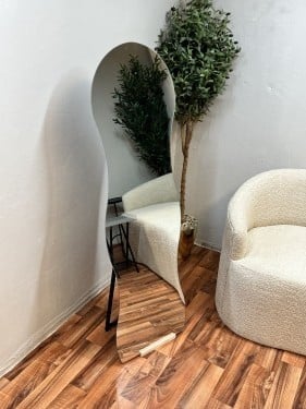 مرايه مموج بدون ايطار
