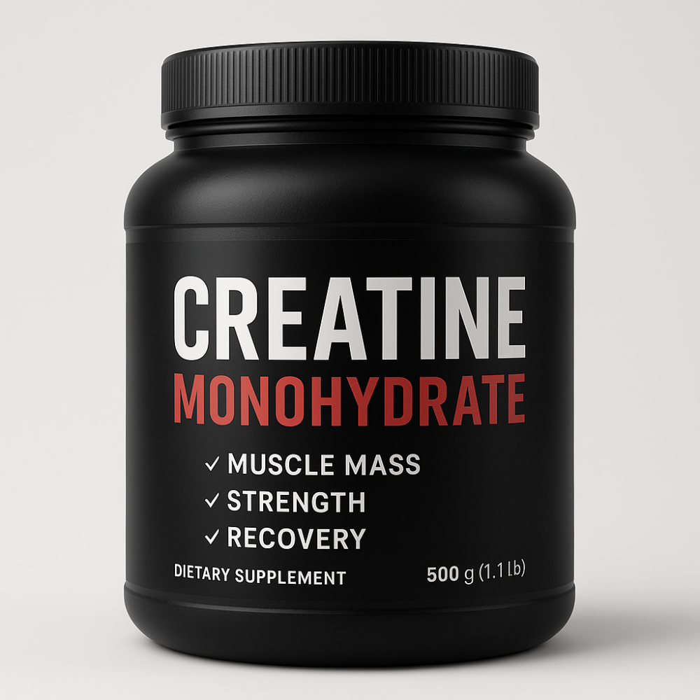 كرياتين المونوهيدرات: سلاحك السري لزيادة القوة والضخامة
