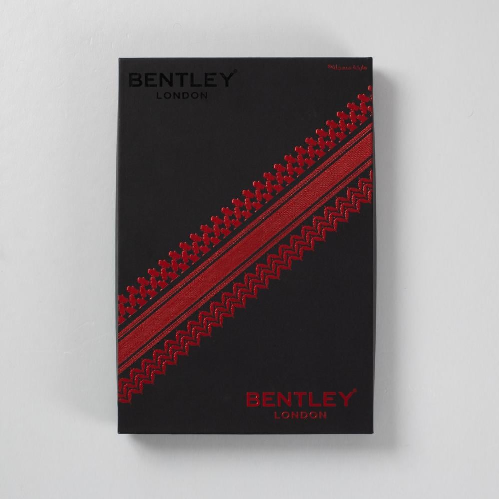 شماغ بنتلي BENTLEY أحمر المميز 2025