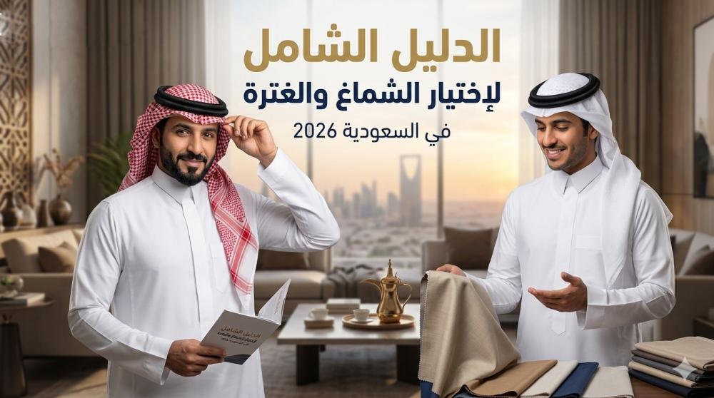 الدليل الشامل لإختيار الشماغ والغترة في السعودية 2026