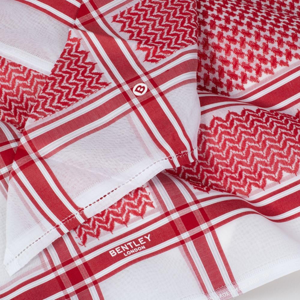 شماغ بنتلي BENTLEY أحمر المميز 2025