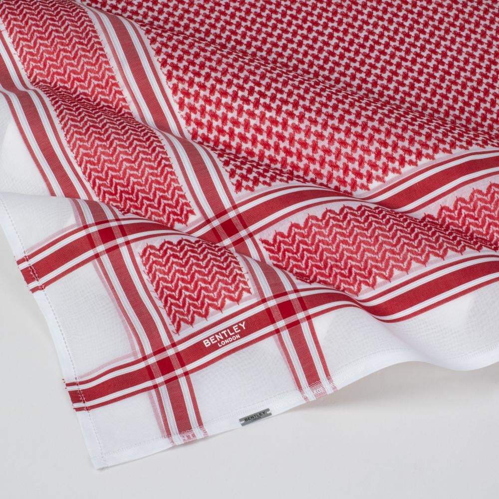 شماغ بنتلي BENTLEY أحمر المميز 2025