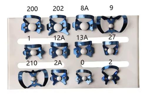 Rubber Dam Clamps holding with Clamp
