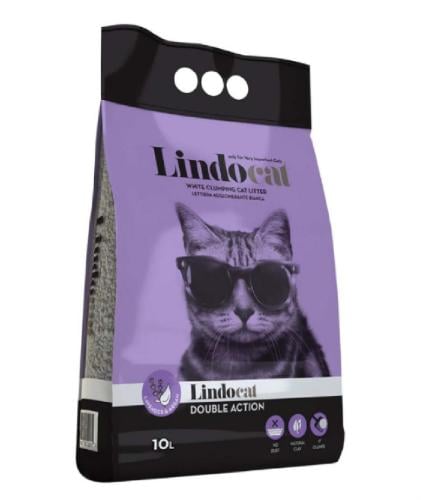 ليندو كات العطر المزدوج رمل مهد للقطط 10 لتر
