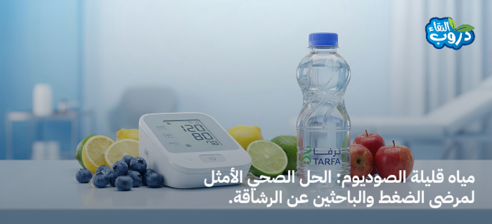 مياه قليلة الصوديوم: الحل الصحي الأمثل لمرضى الضغط والباحثين عن الرشاقة.