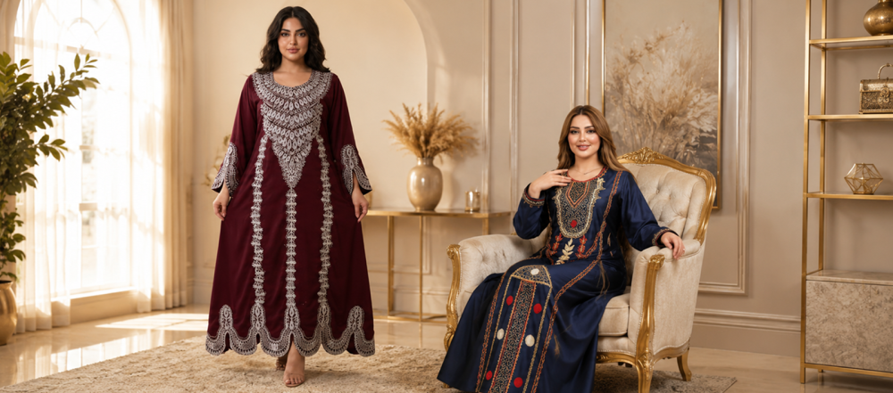 ما هي أحدث موديلات الجلابيات الخليجية؟