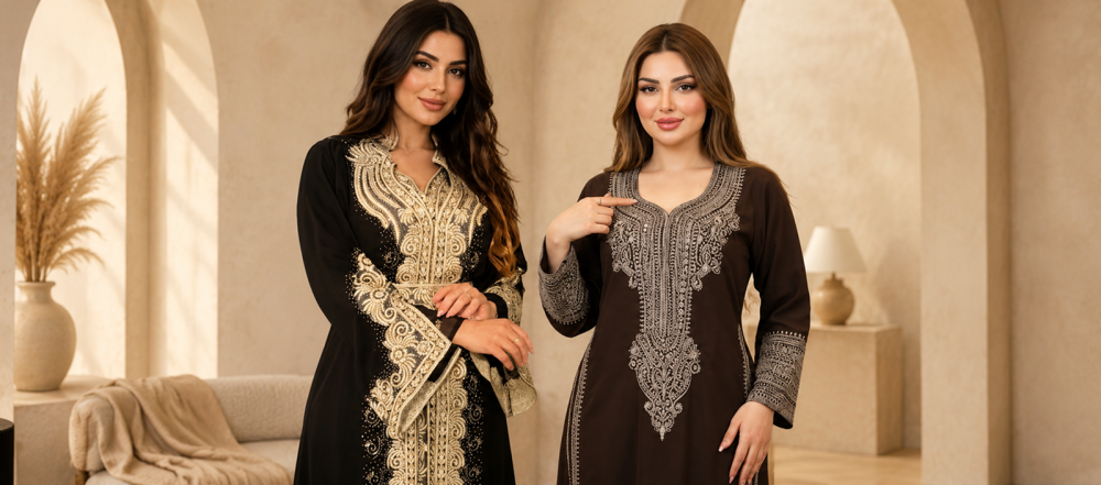 كيف تختارين جلابية مريحة للبيت والاستقبال؟