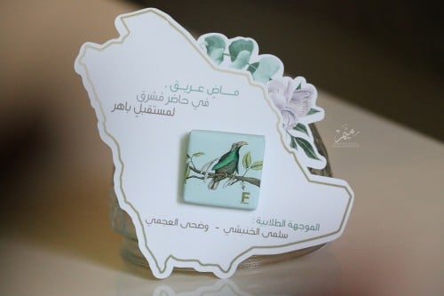 كرت توزيعات خريطه المملكه اليوم الوطني - التأسيس