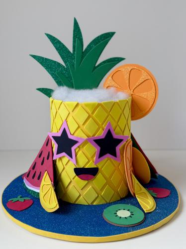 قبعة مجنونة - كأس الأناناس