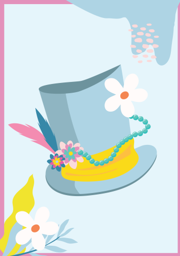 تصميم قبعة مجنونة