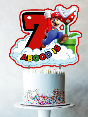 كيك توبر سوبر ماريو