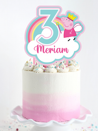 كيك توبر بيبا بيق