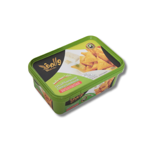 سمبوسة الجبن والمة (بالجبنة البيضاء وحبه البركه)