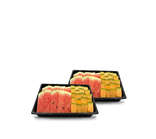 2 صحن فواكه مشكل صغير