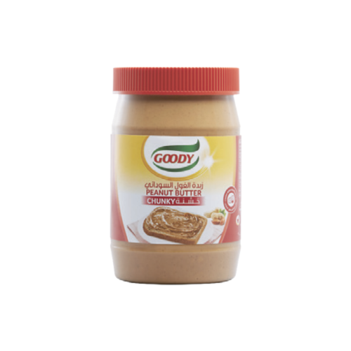 زبدة الفول السوداني خشنة 340جم قودي