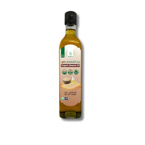 زيت سمسم عضوي زادنا 500مل