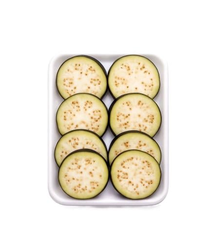 باذنجان شرائح صحن