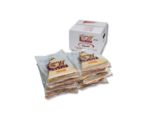 مثلث ابيض مقرمش كرتون