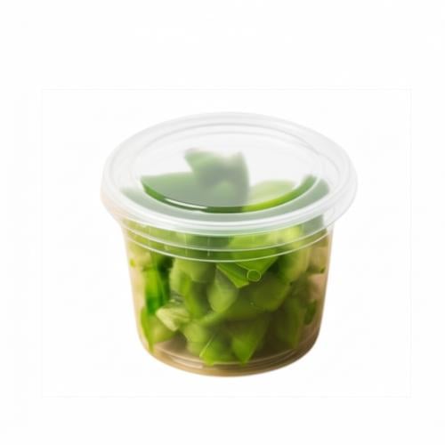 فلفل بارد اخضر علبة مقطع