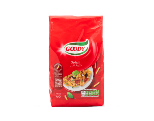 مكرونة انابيب 450جم قودي