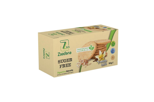 بسكويت شوفان فانيليا 180جم زادنا