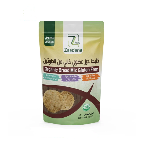 خليط خبز عضوي خالي من الجلوتين