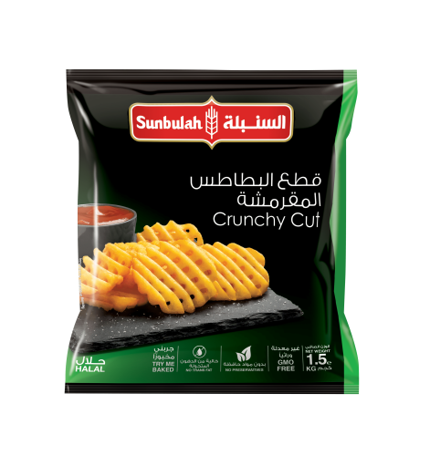 قطع البطاطس  المقرمشة السنبلة - 1.5 كجم