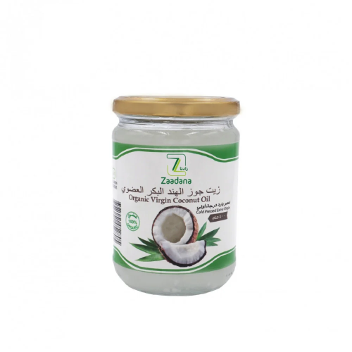 زيت جوز الهند  البكر العضوي 500مل زادنا