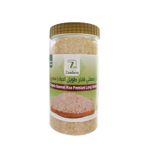 رز بسمتي فاخر طويل الحبة عضوي