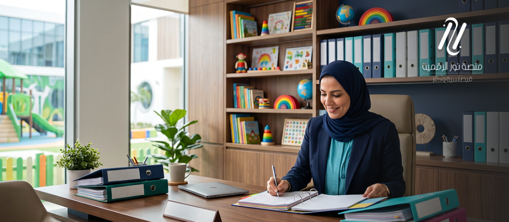 أهم سجلات مديرة الروضة