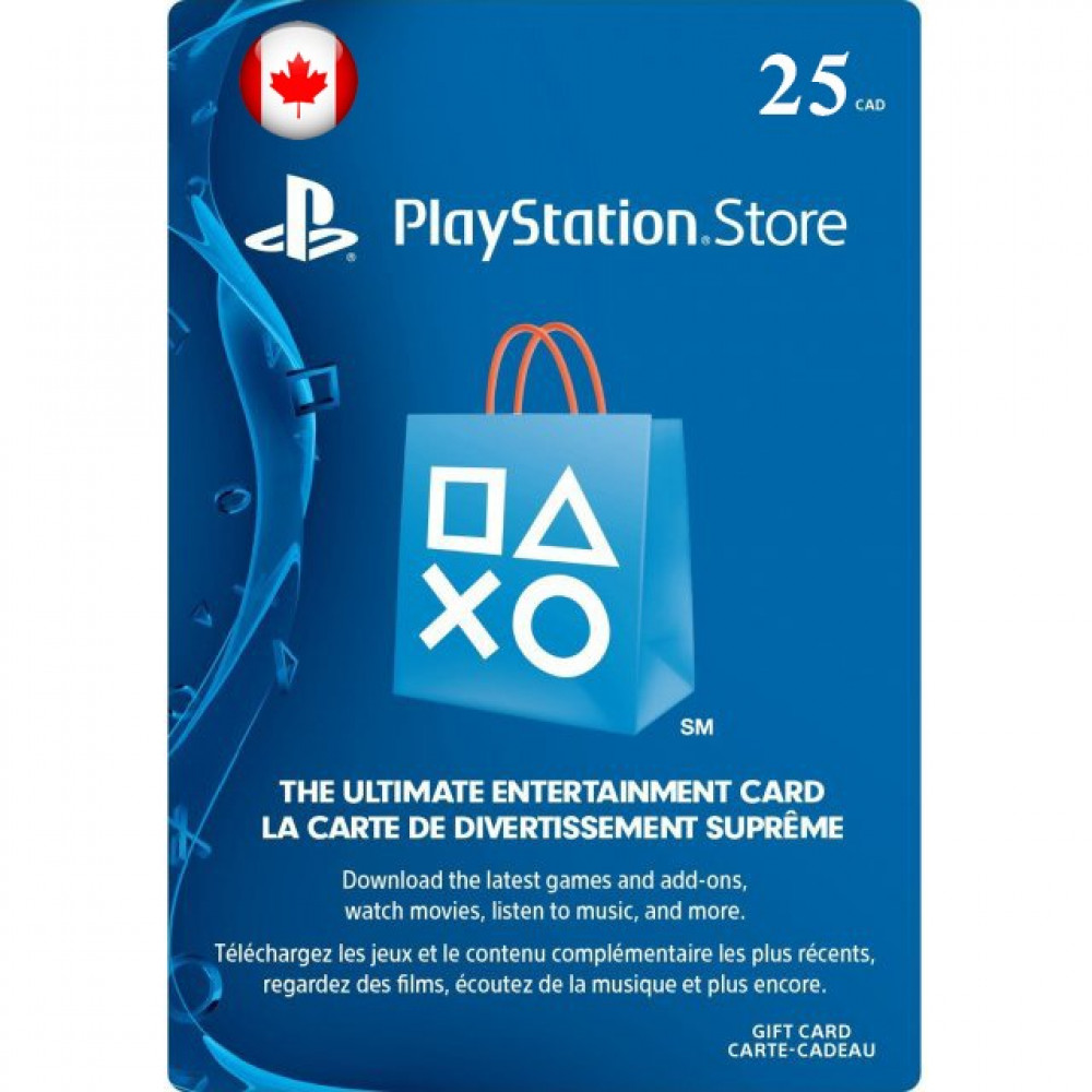 Canadian PlayStation Store 25 CAD Card متجر فيكس - VexShop