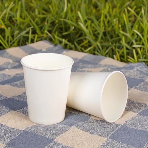 كوب قهوة 8 اونص ورق ابيض طبقة واحدة 500 حبة