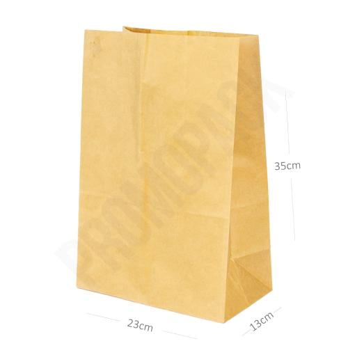 كيس ورق بني بدون يد  200 حبة