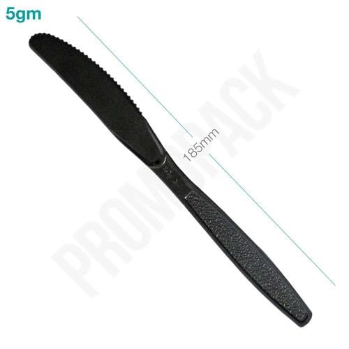 سكينة طعام بلاستيك اسود 1000 حبة