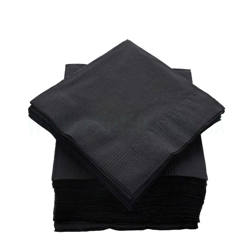 Black Paper Napkin 24x24cm 2Ply 2000/pcs