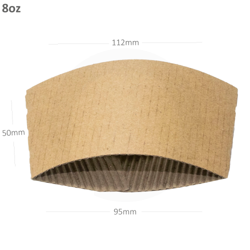 8oz Kraft Paper Sleeve Cup 1000/ctn