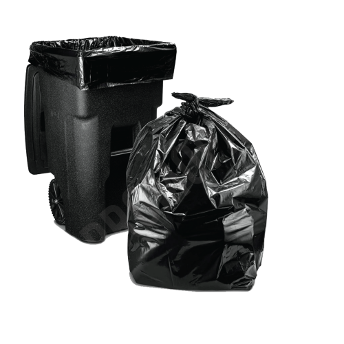 اكياس نفايات 90 جالون بلاستيك اسود 10 كيلو