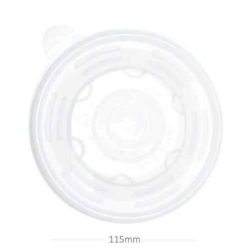 115mm PP Plastic Soup Cup Lid 500/ctn