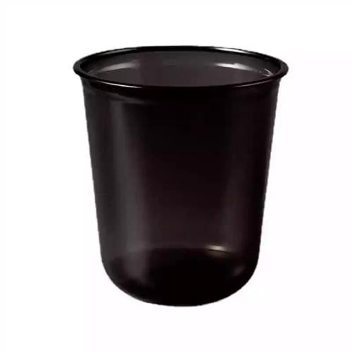Black - 14oz/400ml PET Plastic U Shape Cup 1000/ctn