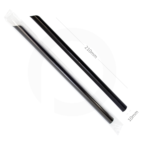 مزاز 10×210 مم بلاستيك اسود بغلاف بلاستيك شفاف 4000 حبة