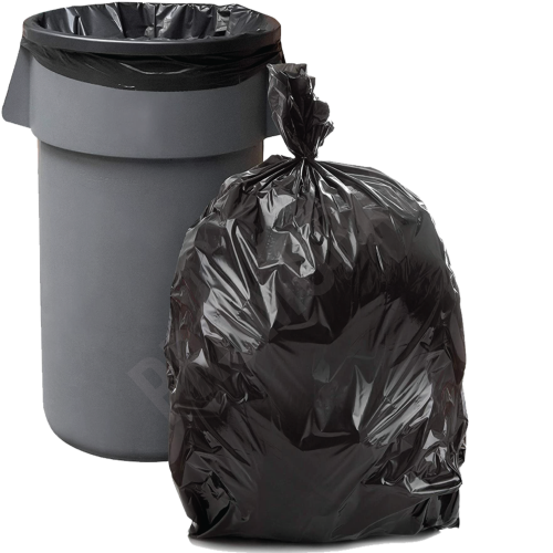 50Gallon Black Plastic Trash Bags 10kg