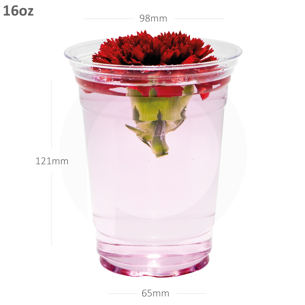 16 oz PET Plastic Cups (98mm)