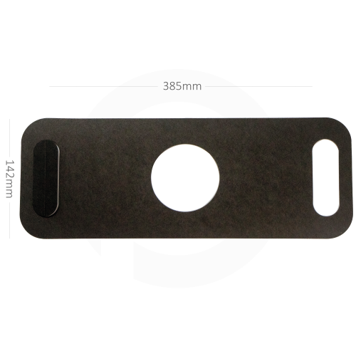 Black - 1 Cup Kraft Paper Holder 14×39cm 500/ctn