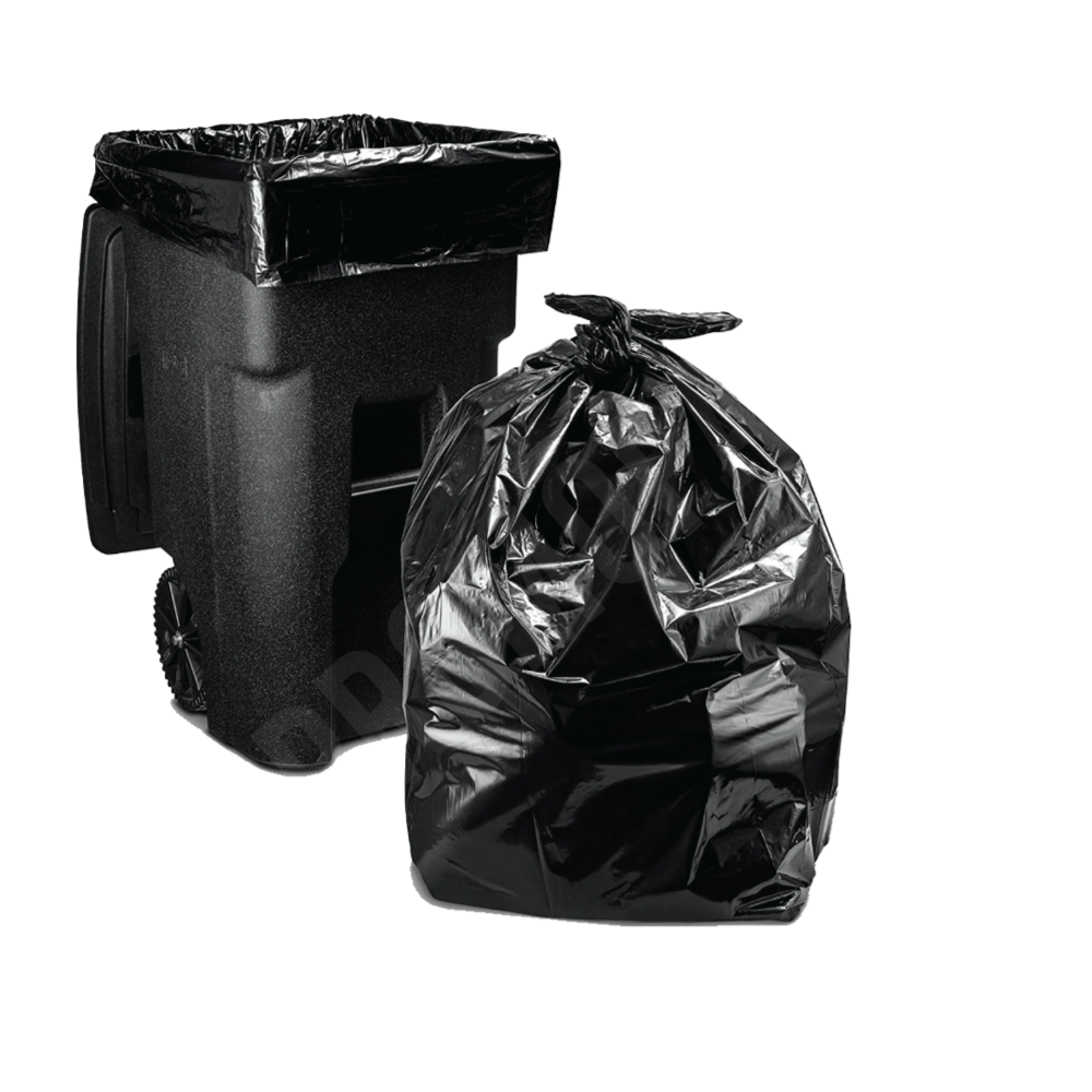 Industrial trash bag black 10pcs.80x110cm (90L) – Mopatex Hellas