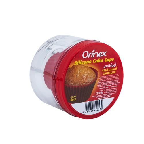 اورينكس اكواب كيك سيليكون90ملم 6حبة