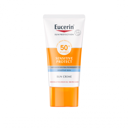 واقي شمس كريم للبشرة الجافة والحساسة حماية 50spf يوسيرين - 50 مل